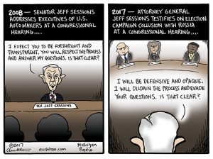 Jeff Sessions Then and Now