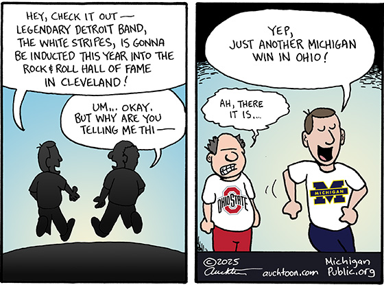 Poltical Cartoon: The White Stripes