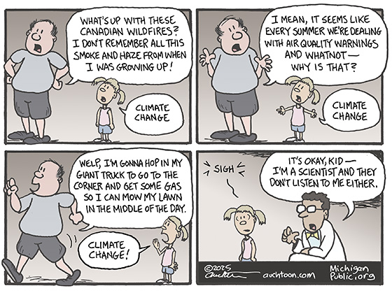 Political Cartoon: They Don't Listen to Me Either