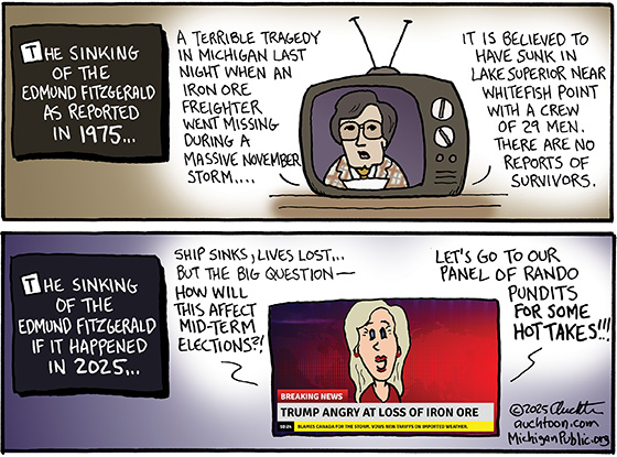 Poltical Cartoon: The Gales of November Then and Now