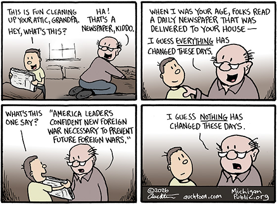 Political Cartoon: Things These Days