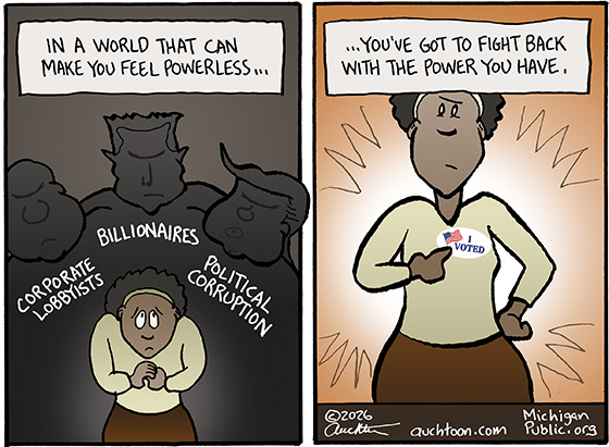 Political Cartoon: Vote!